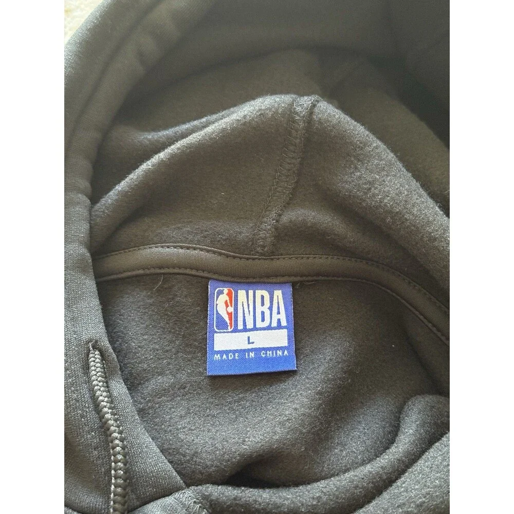 NBA Black Hooded Sweatshirt Men Size Large Hoodie